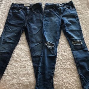 2 Garage Taille Haute skinny leggings jeans